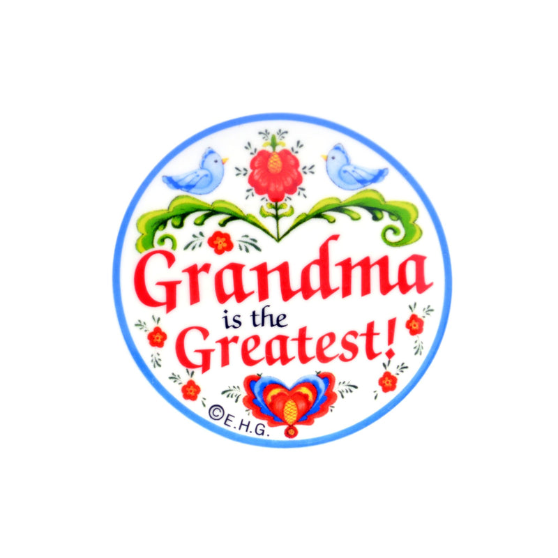 "Grandma Is the Greatest" Magnet Plate