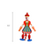 Finnish Ornaments Jumping Jack Toy Magnet Girl