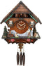 River City Clocks 11" Quartz German Cuckoo Clock with Volksmarcher who Raises Staff - GermanGiftOutlet.com
