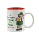 "A Grouchy German Is A Sour Kraut" German Gift Idea Mug - 1 GermanGiftOutlet.com