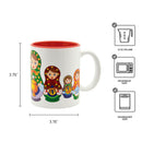 Russian Nesting Doll Ceramic Coffee Mug