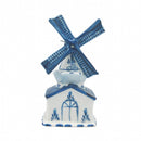 Blue and White Ceramic Windmill House - GermanGiftOutlet.com
 - 3