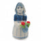 Collectible Miniature Girl with Tulips - GermanGiftOutlet.com
 - 1