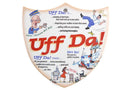 Ceramic Decoration Shield: Uff Da! - GermanGiftOutlet.com - 1