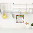 German Gift Ceramic Wall Hanging Tile: "German Haus Rules"