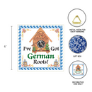 German Gift Ceramic Wall Hanging Tile: German Roots
