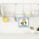 German Gift Wall Plaque Tile: Happy German