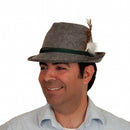 Oktoberfest Costume Hat Gray Felt - GermanGiftOutlet.com
 - 1