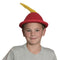 German Hat Red with Yellow Feather - GermanGiftOutlet.com
 - 2