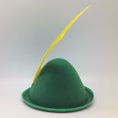 Oktoberfest Party Hat Green with Yellow Feather - GermanGiftOutlet.com
 - 4