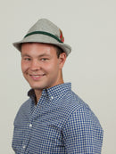 German Alpine Style Gray 100% Wool Hat - GermanGiftOutlet.com
 - 9