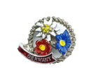 German Hat Pin: Alpine Edelweiss Flowers - GermanGiftOutlet.com
 - 1