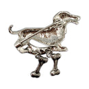 German Oktoberfest Hat Pin Metal Dachshund Dog German Banner-
