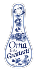 Ceramic Spoon Rest Magnet: Oma..Greatest - GermanGiftOutlet.com