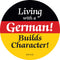 Metal Button: Living with a German - GermanGiftOutlet.com

