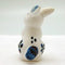 Ceramic Miniatures Animals Delft Blue Rabbit - GermanGiftOutlet.com
 - 2
