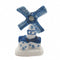 Collectible Ceramic Miniature Delft Blue Windmill - GermanGiftOutlet.com
 - 1