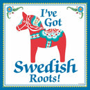 Swedish Souvenirs Magnet Tile (Swedish Roots)