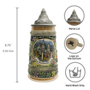 Ludwig's Beer Stein with Lid