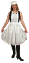 "Maid Costume" White Lace Headband and Adult Full Lace Apron Costume Set - GermanGiftOutlet.com - 5