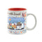 Ceramic Glu Wein Mug with a European Theme