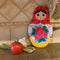 Nesting Doll with Red Scarf Decorative Trivet