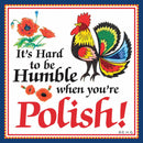 Ceramic Wall Plaque: Humble Polish