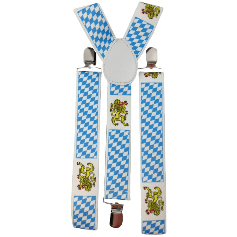 Oktoberfest Costume Suspenders: Bayern