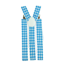 Oktoberfest Costume Suspenders: Checkered