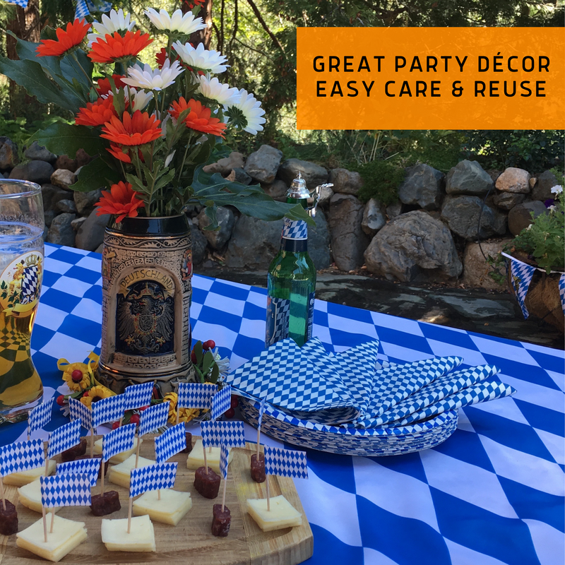 Oktoberfest Party Supplies: Polyester Tablecloth