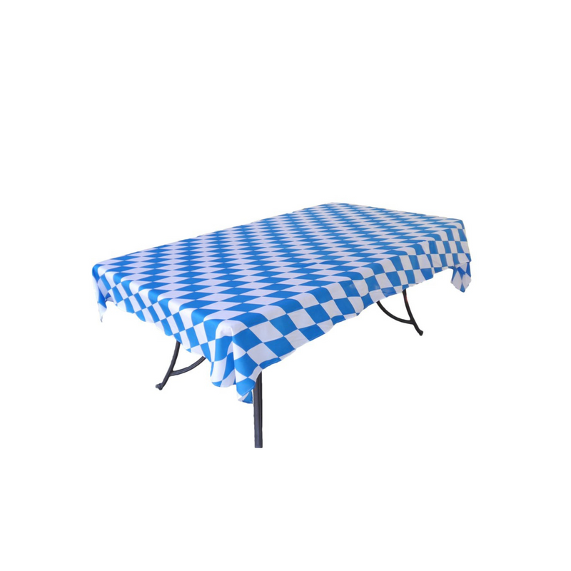 Oktoberfest Bavarian Blue Tablecloth Roll. 40" x 100'