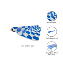 Oktoberfest Bavarian Blue Tablecloth Roll. 40" x 100'