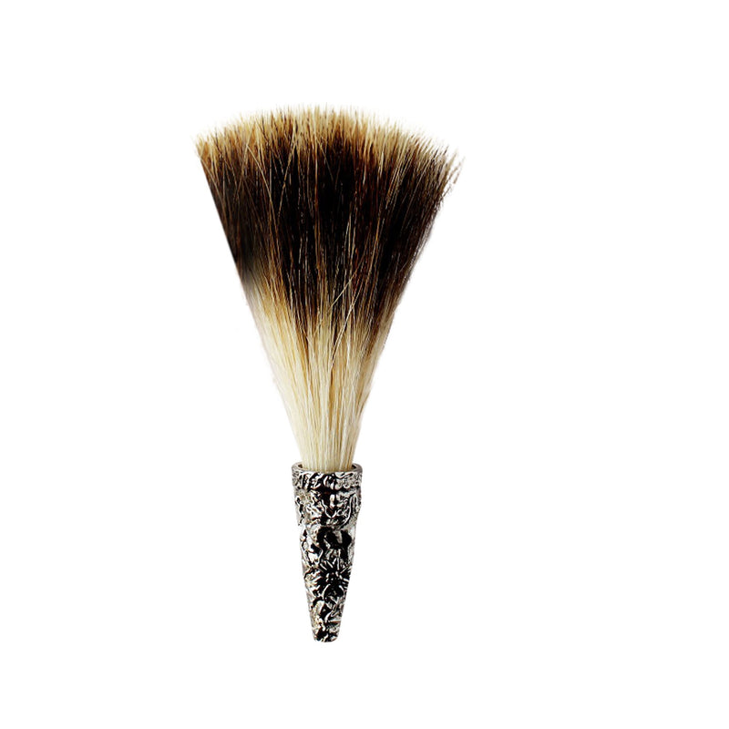 Hat Pin Gamsbart Brush with Engraved Deer