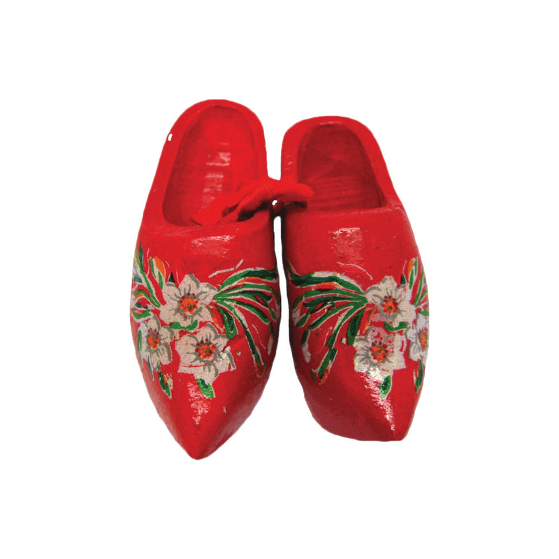 Unique Magnet Dutch Clogs Red (2.25")