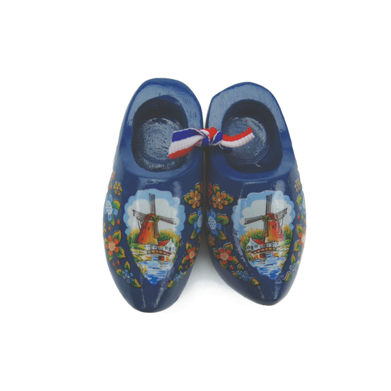 Wooden Shoes Magnetic Gift Blue