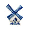 Dutch Souvenir Magnets Blue and White Windmill