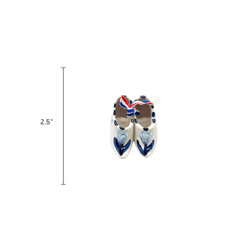Dutch Shoes Gift Magnet Embossed Tulip