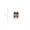 Dutch Shoes Gift Magnet Embossed Red Tulip