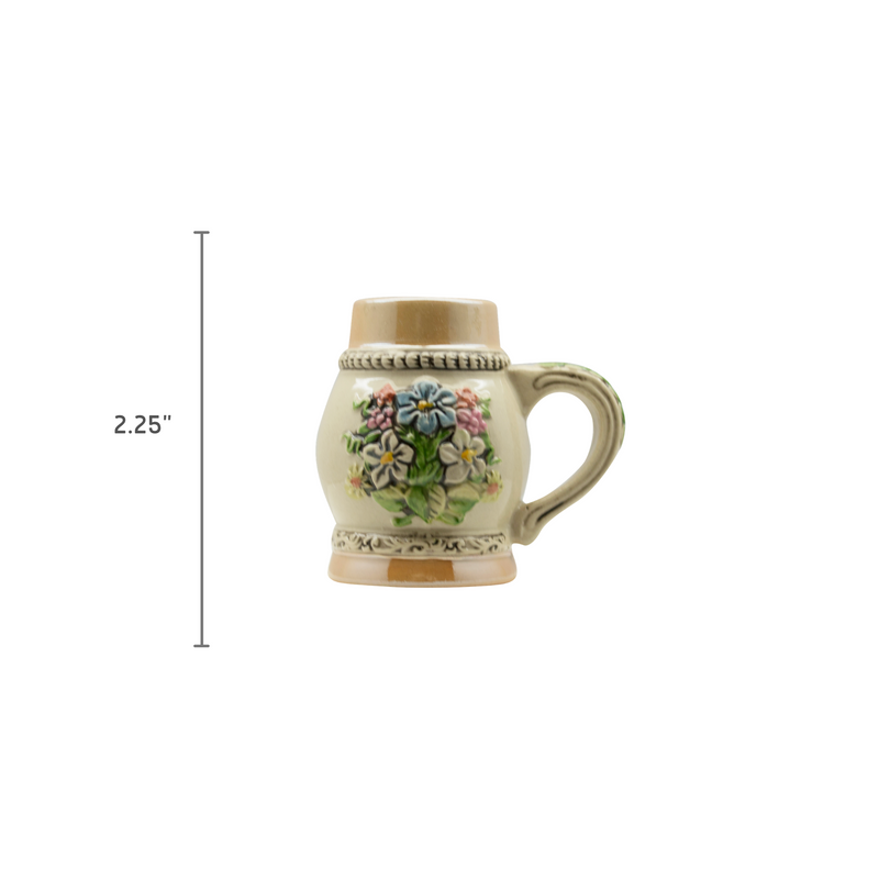 Oktoberfest Beer Stein Fridge Magnet German Flower