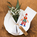 Finnish Ornaments Jumping Jack Toy Magnet Girl