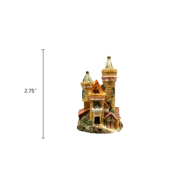 German Souvenir Bavarian Castles Fridge Magnet Beige