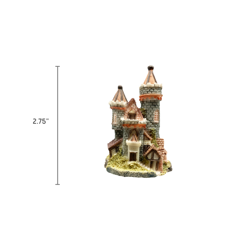 German Souvenir Bavarian Castles Fridge Magnet Grey