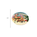 Oktoberfest Dancers German Souvenir Fridge Magnet