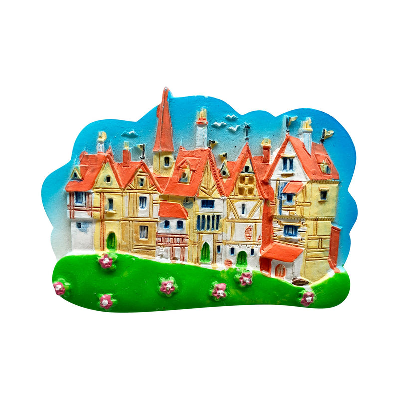 Kitchen Magnet Idea German Village Scene