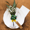 Kitchen Magnet Wooden Shoes with Flowers