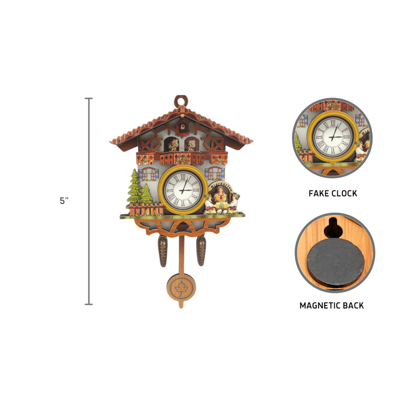 German Kitchen Bier Garten Cuckoo Clock Fridge Magnet