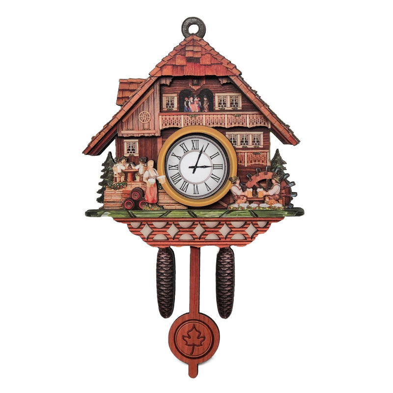 German Cuckoo Clock Bierstube Novelty Kitchen Magnet