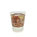 German Shot Glass Village Dancers Frosted