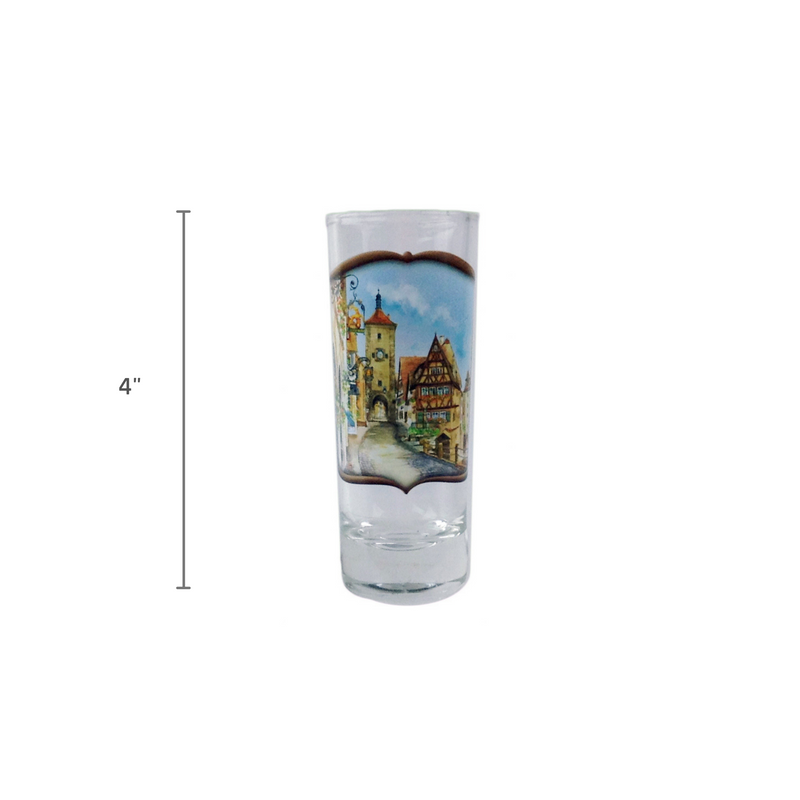 German Souvenir Shooter Village Dancers Clear