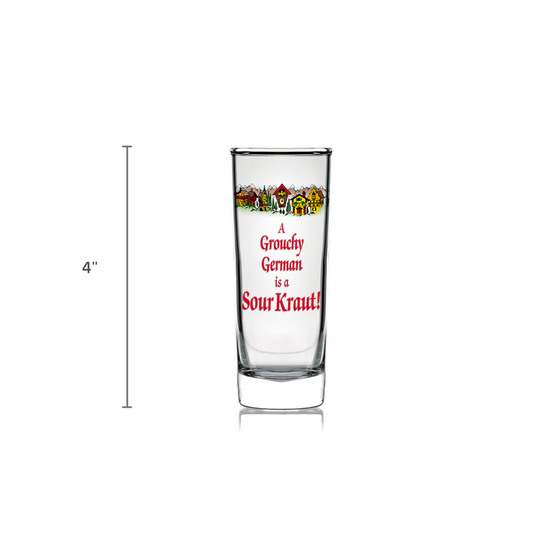 German Party Favor Shooter Grouchy German Clear